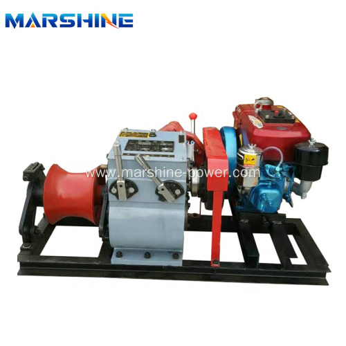 Cable Pulling 1Ton Small Gasoline Capstan Winch